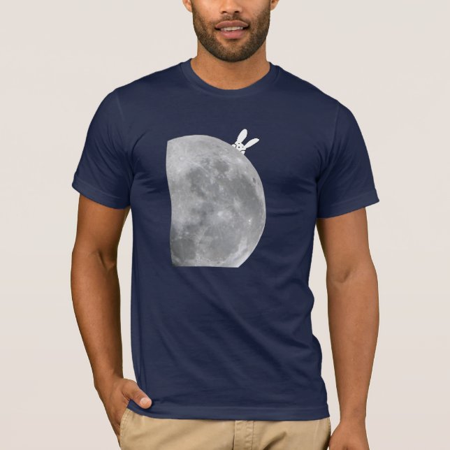 Mond-Häschen-T - Shirt (Vorderseite)