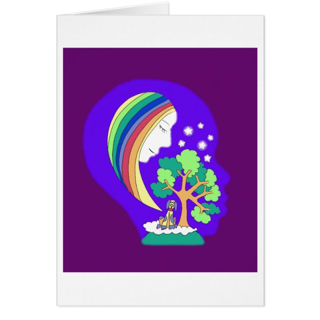 Mond-Hundekarte (Vorne)