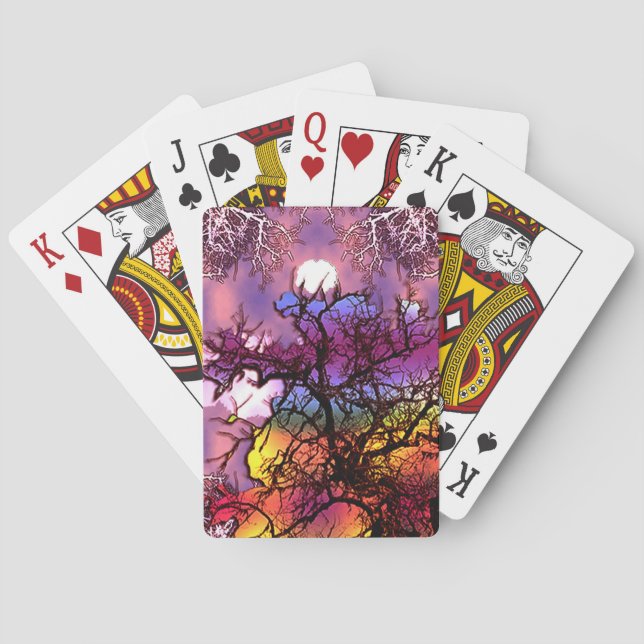 Mond im Baum... Spielkarten (Rückseite)
