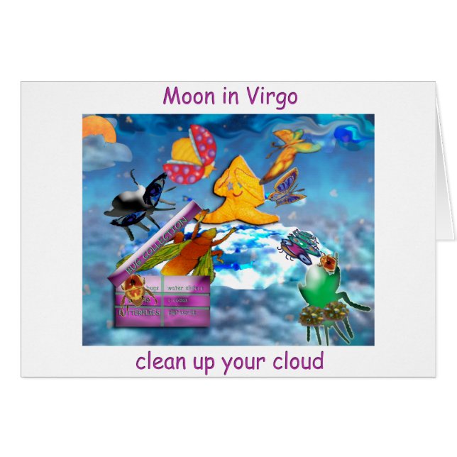 Mond in der Jungfrau (Vorderseite (Horizontal))