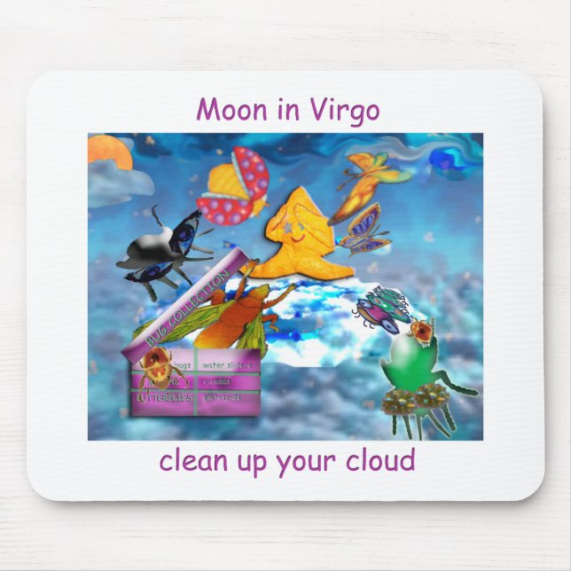Mond in der Jungfrau Mousepad (Vorne)