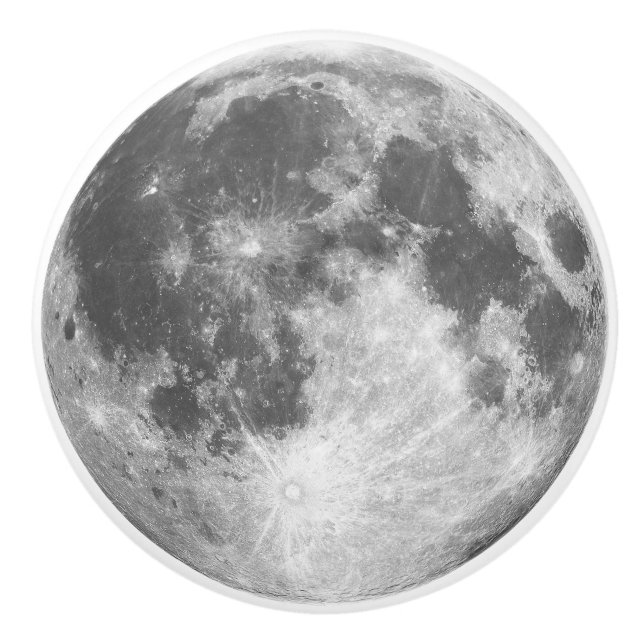 Mond-Keramik-Zug-Griff Keramikknauf (Vorderseite)