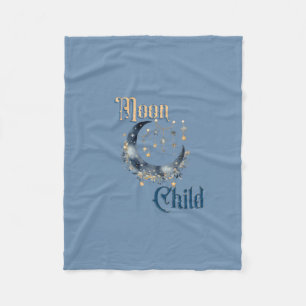 Mond-Kind-Kinderzimmer Fleecedecke