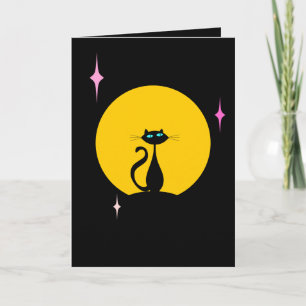 Mond-Kitty Feiertagskarte