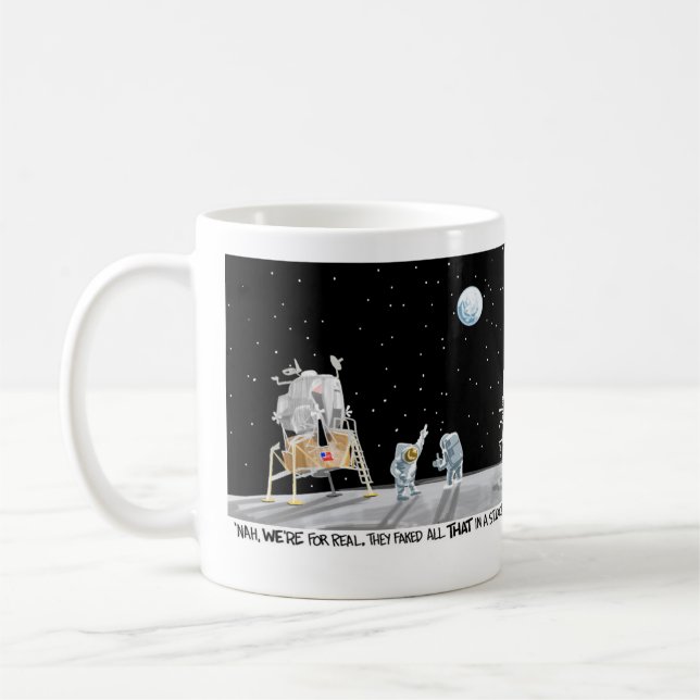 Mond-Landungs-Tasse Kaffeetasse (Links)
