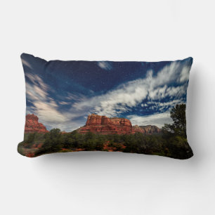 Mond-Licht über Sedona, Arizona Lendenkissen