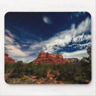 Mond-Licht über Sedona, Arizona Mousepad