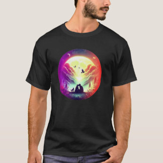 Mond Liebespaar T-Shirt