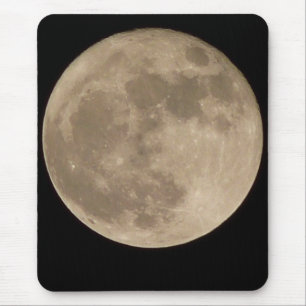Mond-Mauspad Astrologie Vollmond Computer-Geschenk Mousepad