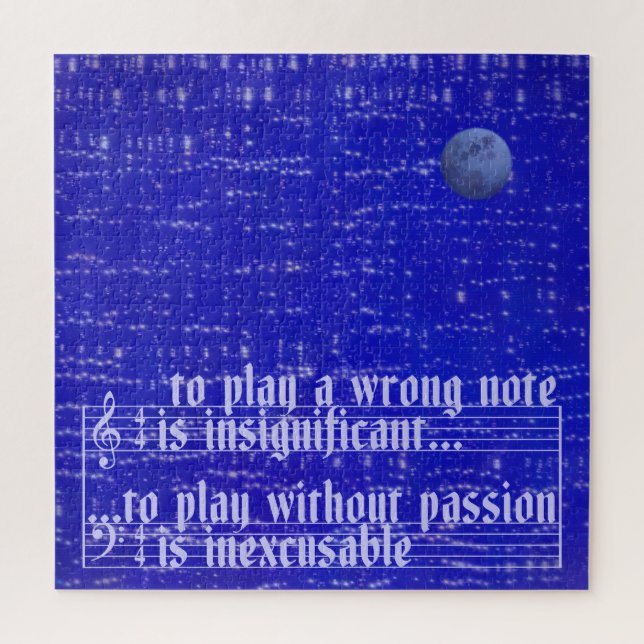 Mond-Musik-Puzzle (Vertikal)
