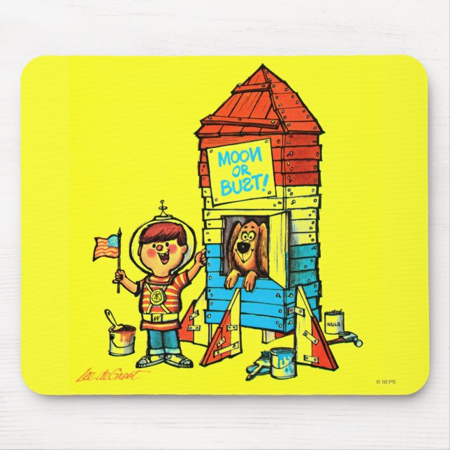 Mond oder nichts! mousepad (Vorne)