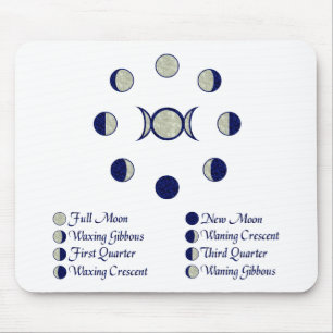 Mond-Phasen Mousepad