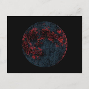 Mond Postkarte