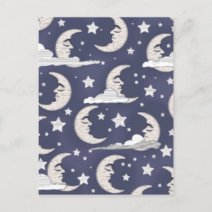 Mond Postkarte