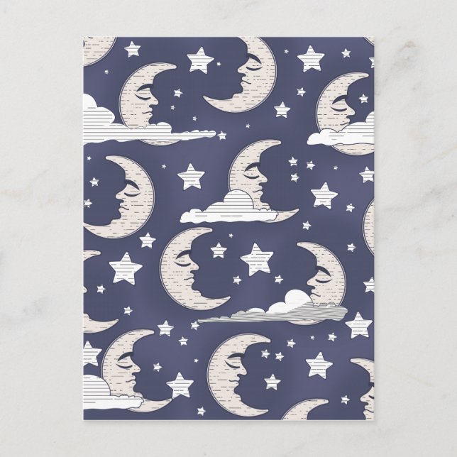 Mond Postkarte (Vorderseite)