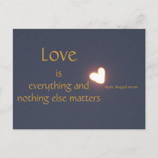 Mond-Postkarte Postkarte