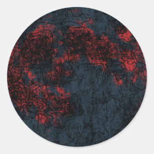 Mond Runder Aufkleber