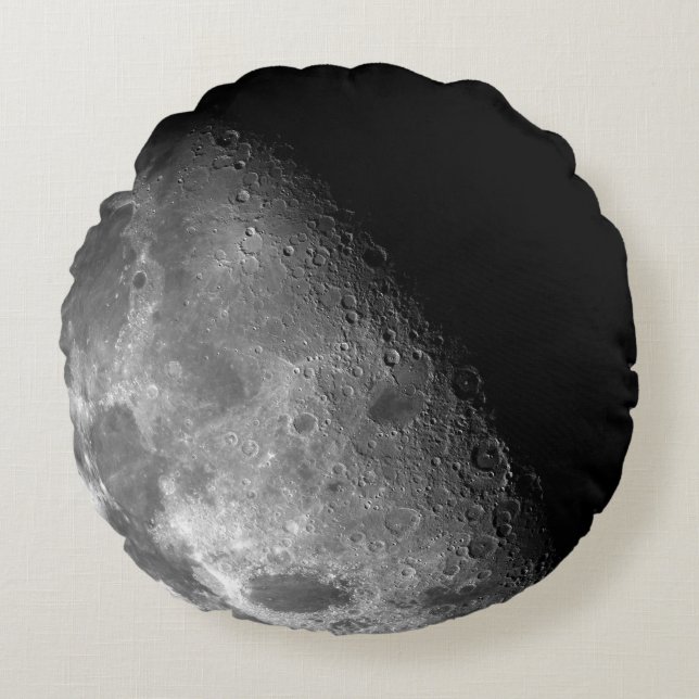 Mond Rundes Kissen (Vorderseite)