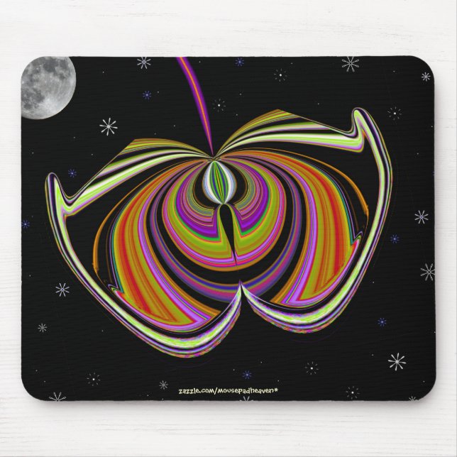 Mond-Schiff Mousepad (Vorne)