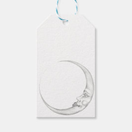 Mond-Sichel-Papier-Geschenkanhänger Geschenkanhänger