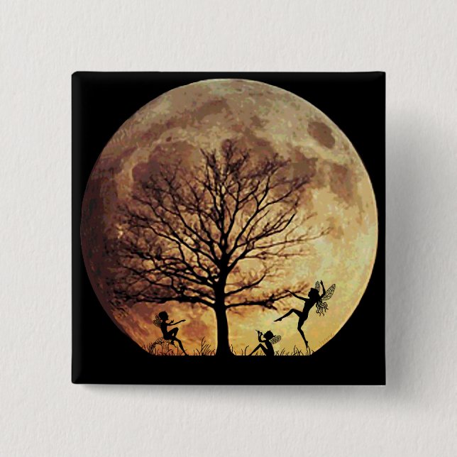 Mond-Tanz Button (Vorderseite)