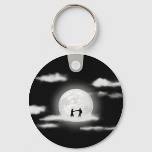 Mond-Tanzen! Schlüsselkette Schlüsselanhänger
