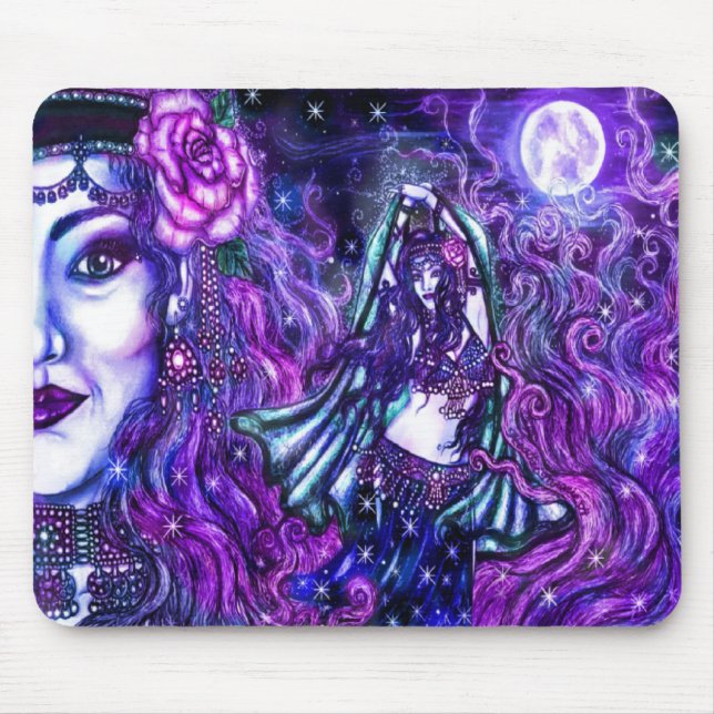 Mond-Tänzer Mousepad (Vorne)