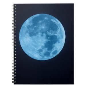 Mond-Themen-Notizbuch Notizblock