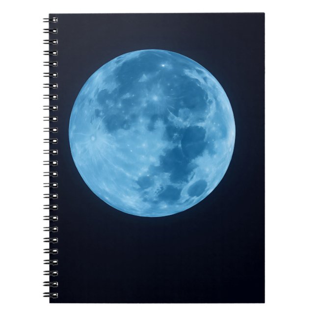 Mond-Themen-Notizbuch Notizblock (Vorderseite)