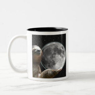 Mond-Trägheit Zweifarbige Tasse