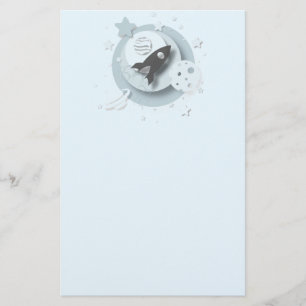 Mond-u. Stern-Briefkopf Briefpapier