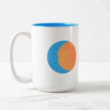 Mond u. Tasse Sun PopArtCulture