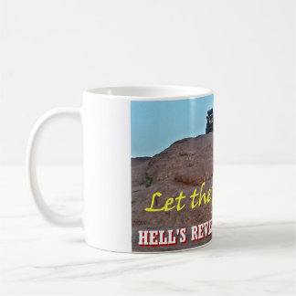 Mond über Kaffee-Tasse Maschinen-Moabs Utah Kaffeetasse