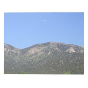 Mond über Sandia Mountains Notizblock