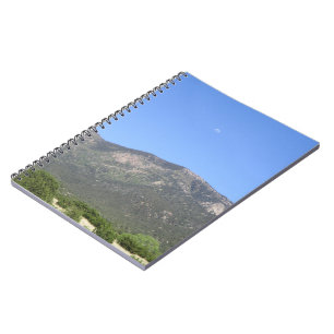 Mond über Sandia Mountains Notizblock