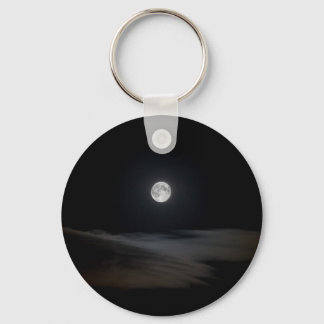 Mond über Wolken Schlüsselanhänger