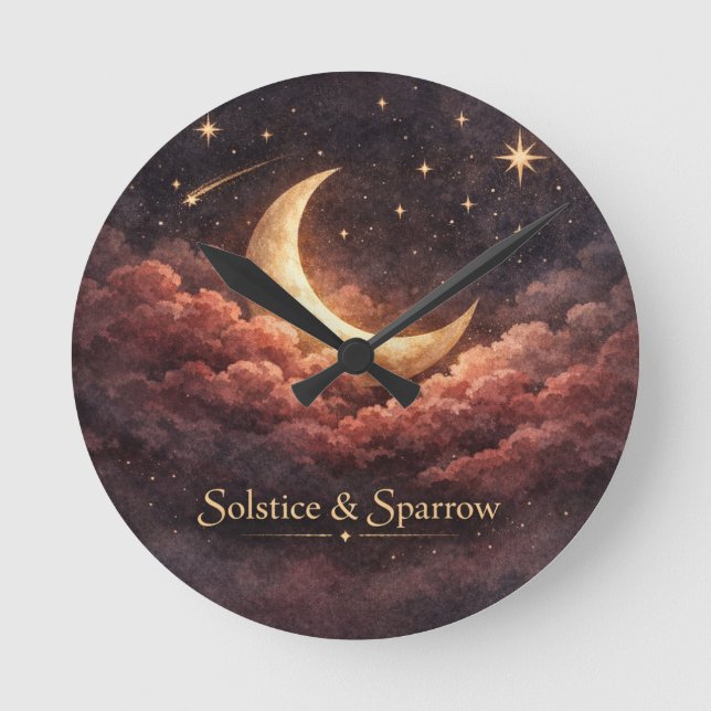 Mond Uhr Midnight Reverie Celestial (Vorderseite)