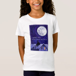 Mond Uhr T-Shirt