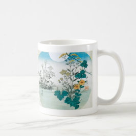 Mond und Blumen Kaffeetasse