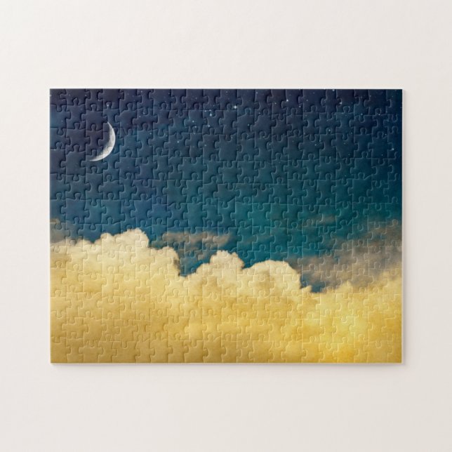 Mond und Cloudscape (Horizontal)