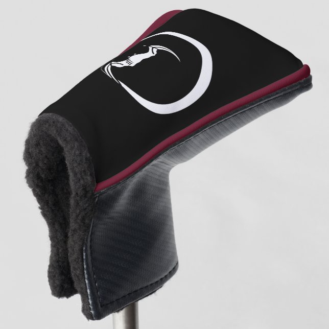 Mond und Fledermaus Golf Headcover (3/4 Vorderseite)