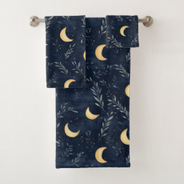 Mond und Foliage Badetuch Set