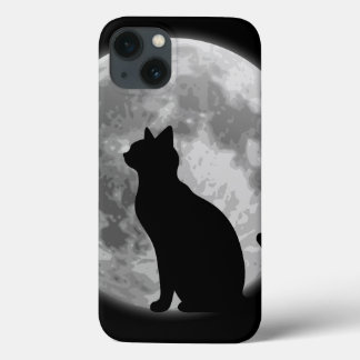 Mond und Schwarze Katze Case-Mate iPhone Hülle