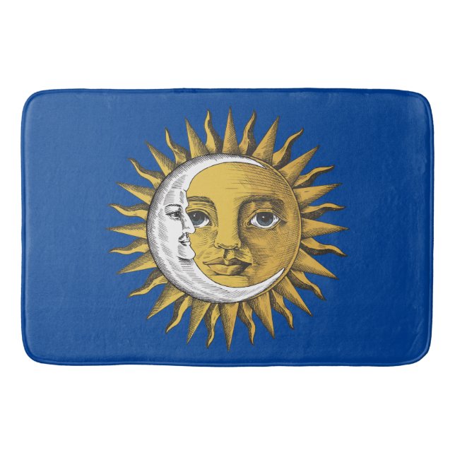 Mond und Sonne Badematte (Vorderseite)