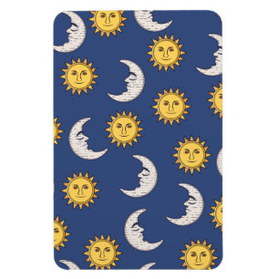 Mond und Sonne Magnet