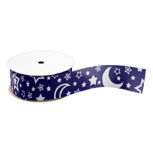 Mond-und Stern-Band Ripsband