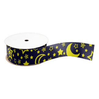 Mond-und Stern-Band Ripsband