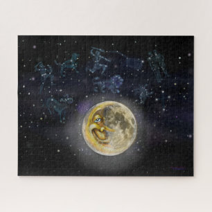 Mond und Sternbilder