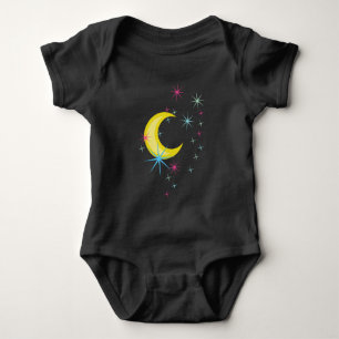 Mond und Sterne Baby Strampler
