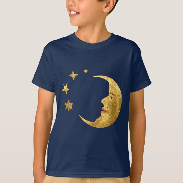 Mond und Sterne T-Shirt (Vorderseite)